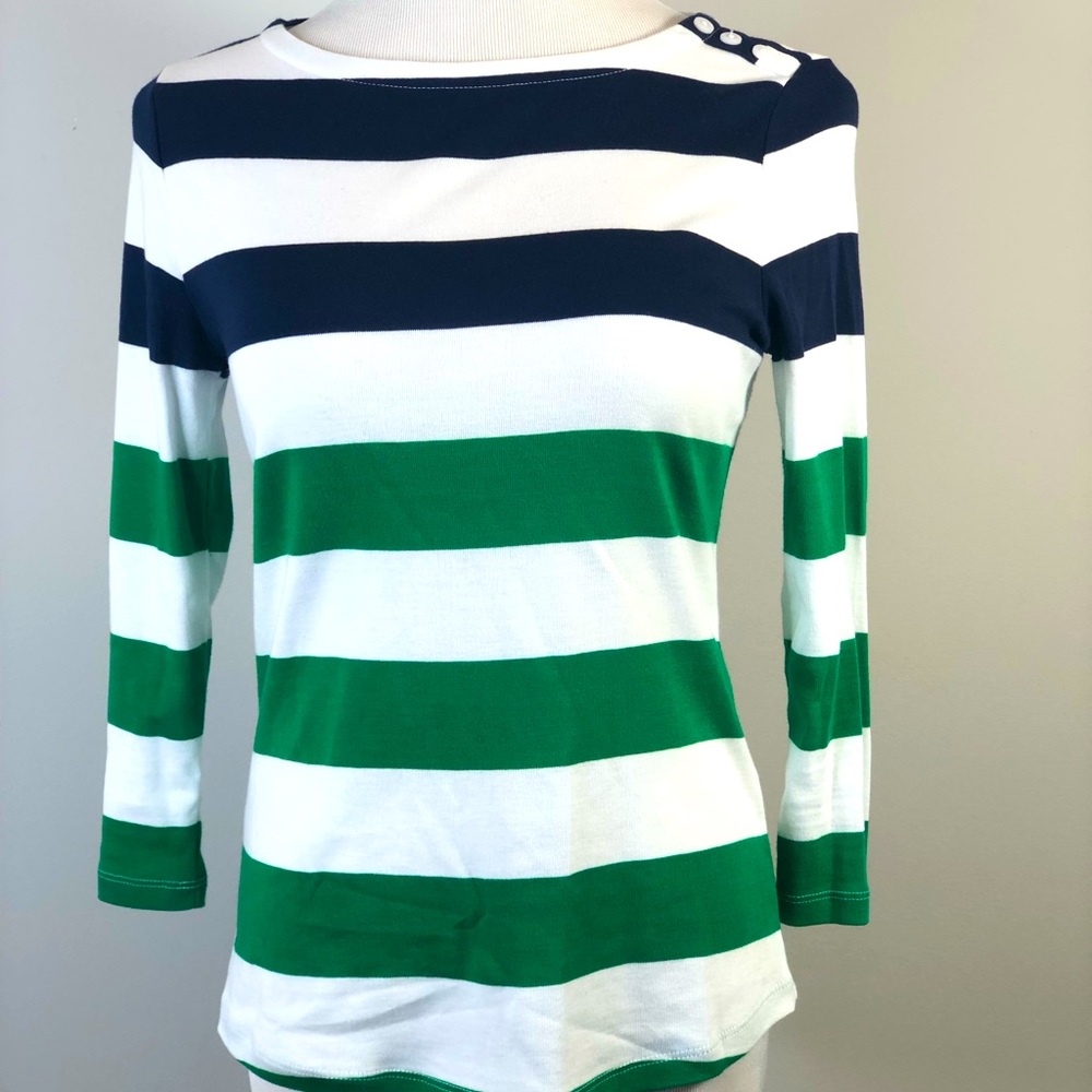 Charter Club boatneck cotton tee